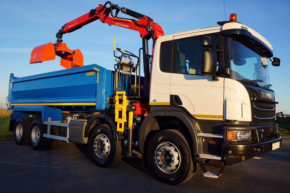 Grab Lorry Hire | Rent Trucks Fitted With Grabber Arms