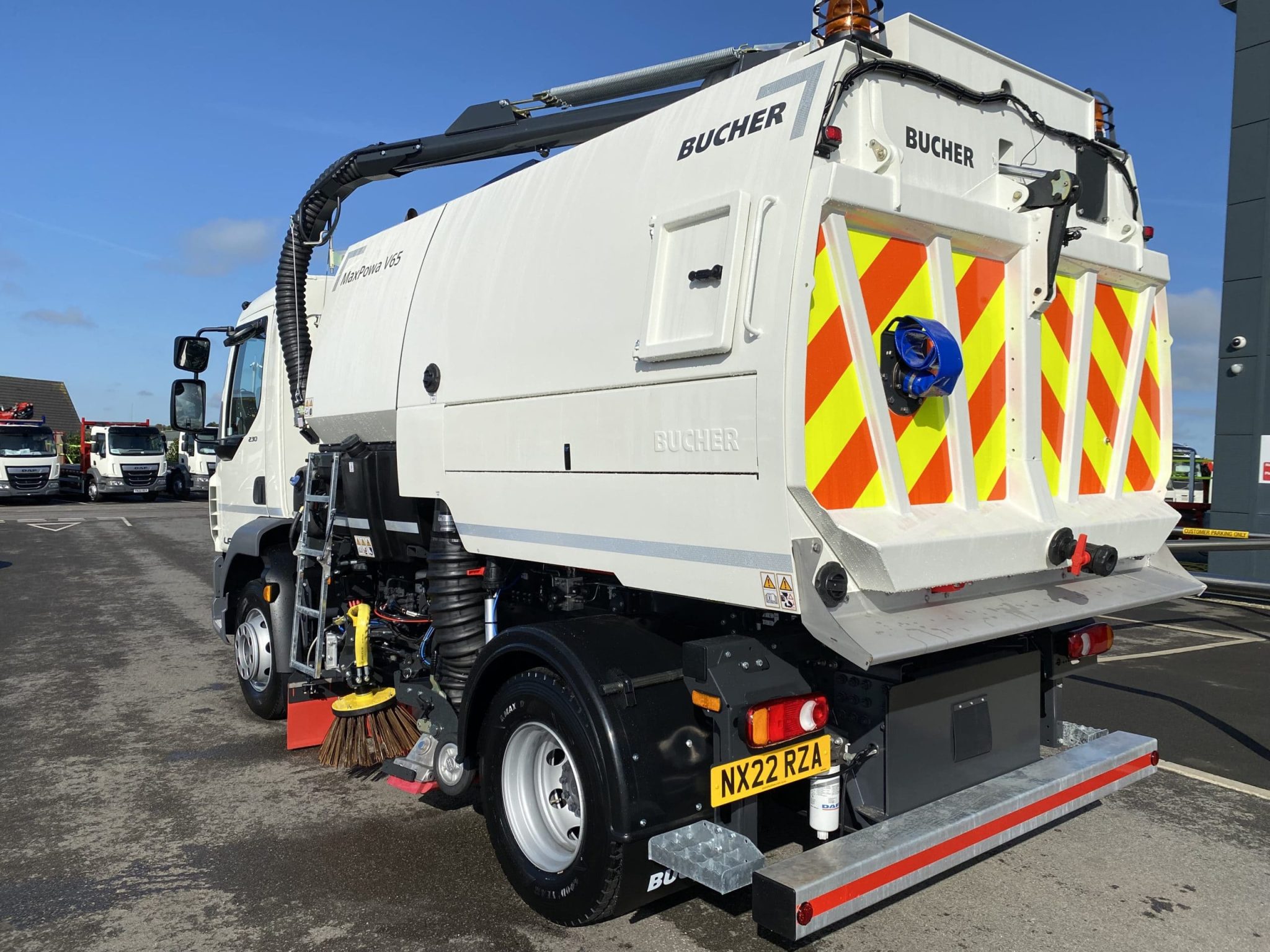 16 tonne rad sweeper ready to rent or hire