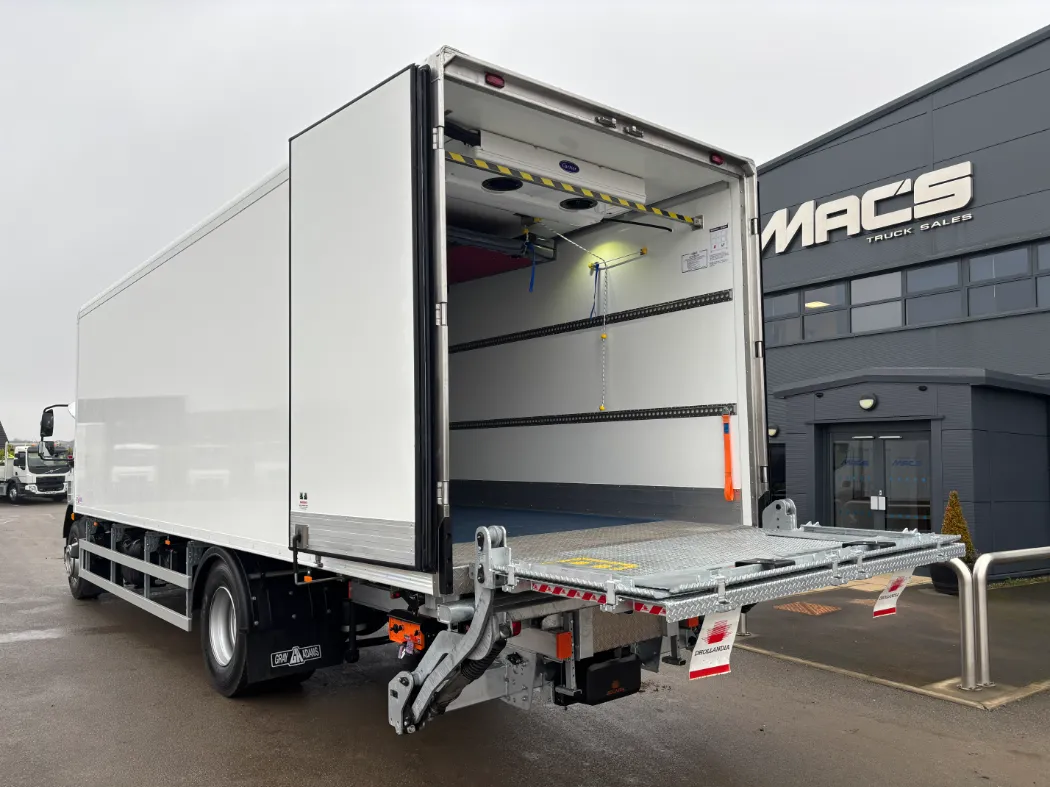 An 18 tonne fridge freezer truck ready to rent or hire